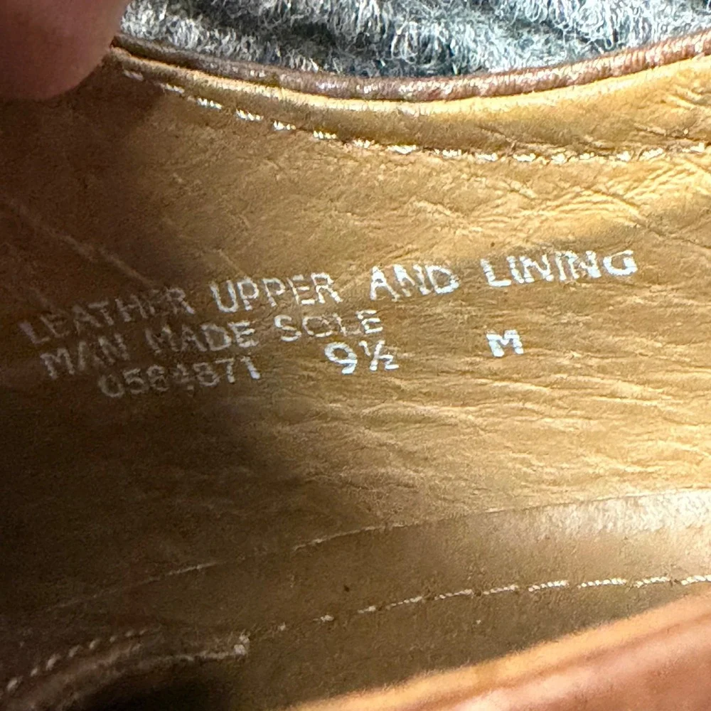 Bottesini Mens Brown Leather Square Toe Oxfords Made in Italy 9.5 M 0584871